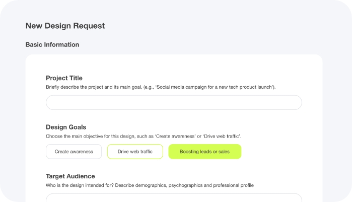 Briefing becomes easy and agile